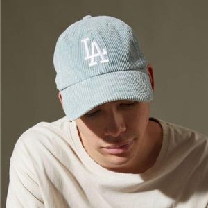 LA dodgers corduroy baseball cap